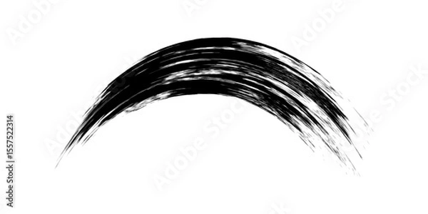 Obraz Brush strokes templates, vector grunge paintbrush desing
