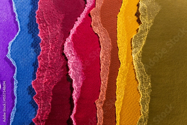 Fototapeta cards in a series of scale colors