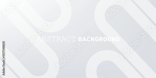 Obraz white abstract background modern vector illustration