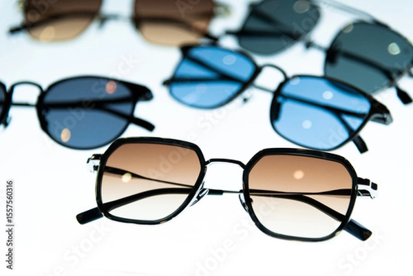 Obraz Many sunglasses are displayed in the store
