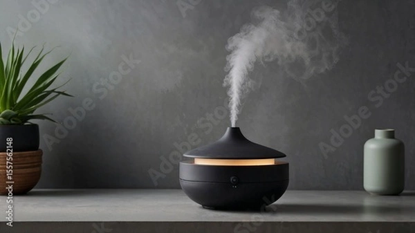 Fototapeta Modern Aromatherapy Diffuser on Table