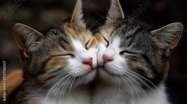 Fototapeta Adorable Cat Cuddle