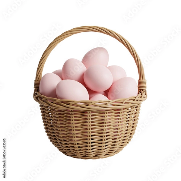 Obraz basket with eggs