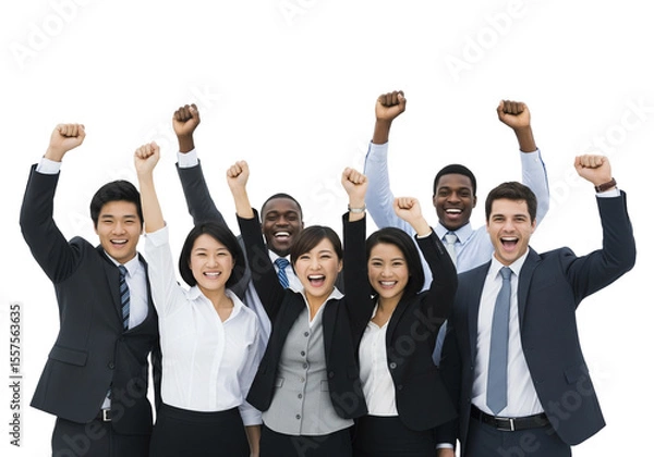 Obraz successful business team