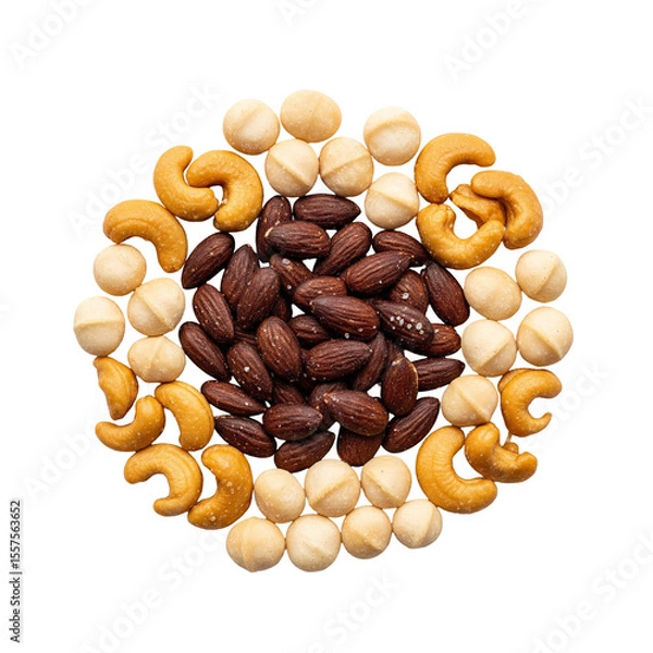 Obraz The seeds are isolated on a transparent background.