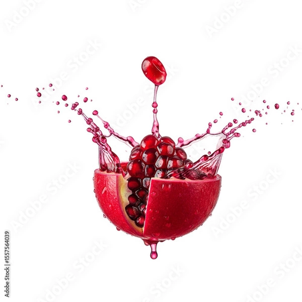 Obraz pomegranate juice splash