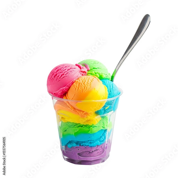 Obraz colorful ice cream