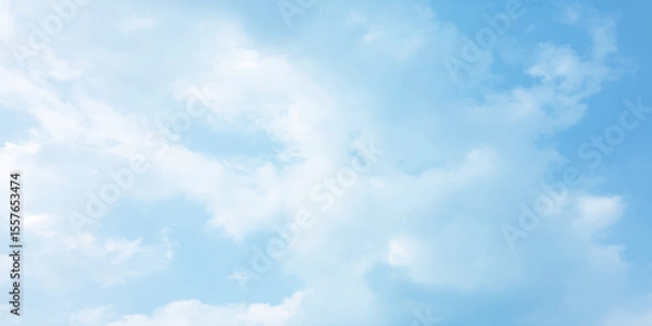 Fototapeta white light blue sky abstract clouds sunny background image surface vintage love natural banner space for text dramatic Spectacularominous thunderstorm Cloudscape Amalfi Coast Lightning Cumulus clouds