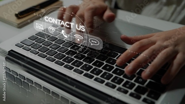 Fototapeta Customer support and 24-hour help desk services for technical support, online customer care, live chat support, and real-time customer assistance to ensure complete customer satisfaction. Muxer