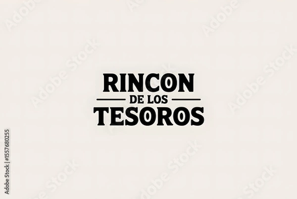 Obraz quiero un logo con el nombre rincon de los tesoros estilo unisex
