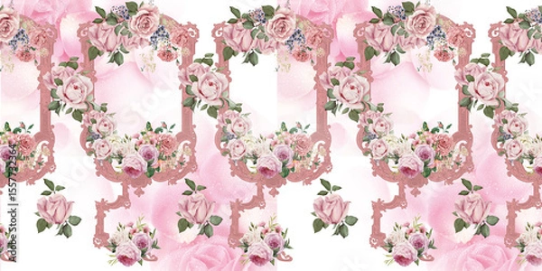 Obraz pink flowers on a wooden background patterns rose flora
pattern scraft and textile pattern