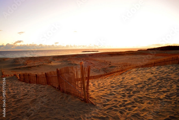 Obraz 中田島砂丘　夕景　静岡県浜松市
