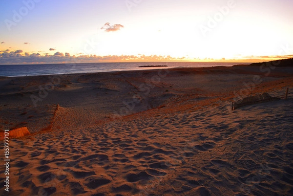 Obraz 中田島砂丘　夕景　静岡県浜松市
