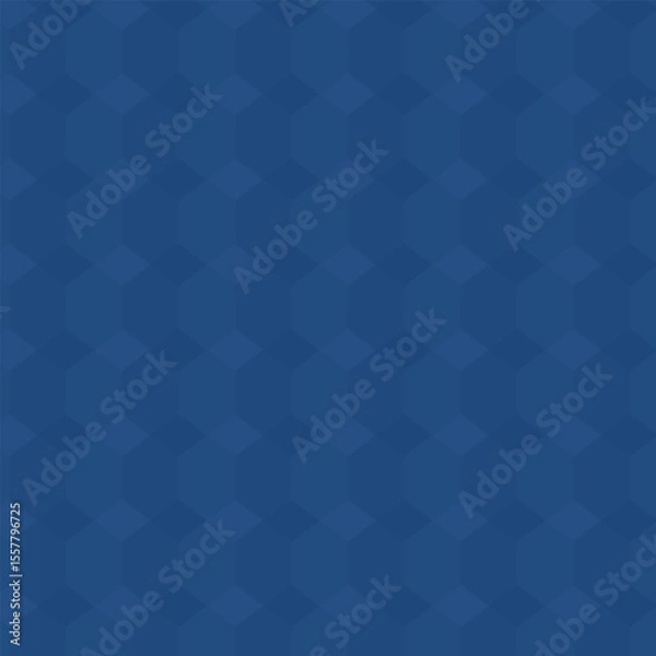 Obraz Seamless Geometrical Background Pattern | Blue Abstract Vector