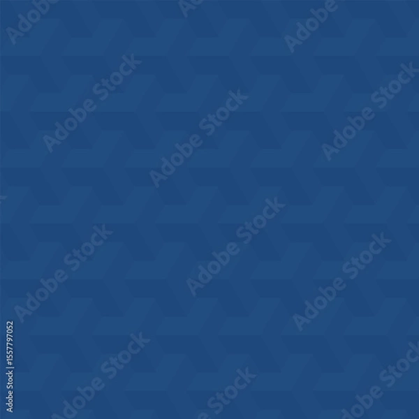 Obraz Seamless Geometrical Background Pattern | Blue Abstract Vector