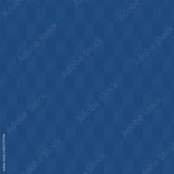 Obraz Seamless Geometrical Background Pattern | Blue Abstract Vector