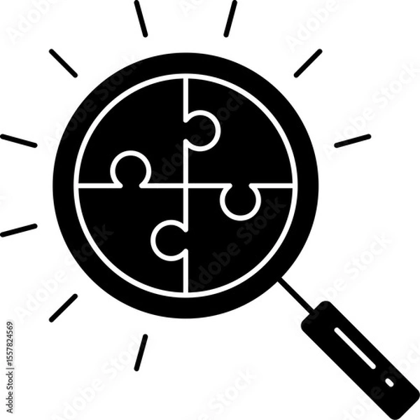 Fototapeta Problem statement Icon