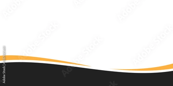 Obraz Abstract wave footers background illustration