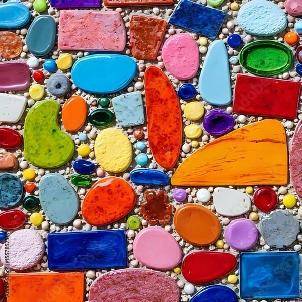 Obraz colorful mosaic background