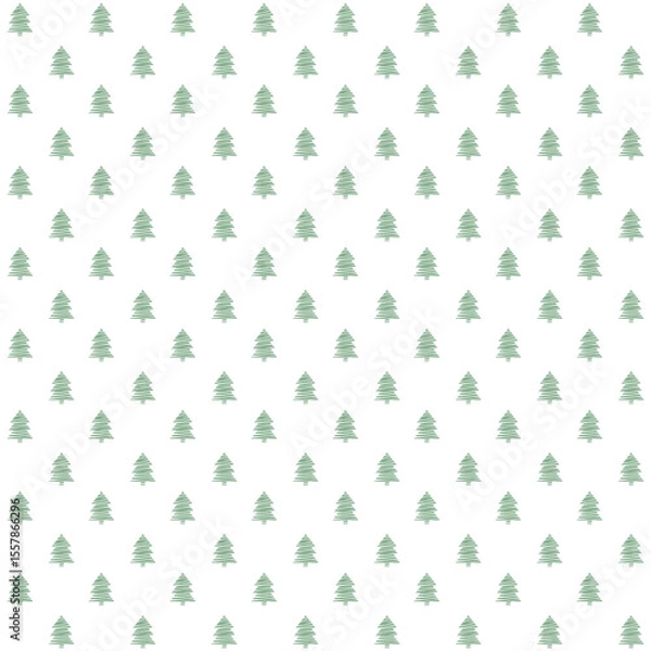 Fototapeta seamless pattern with trees