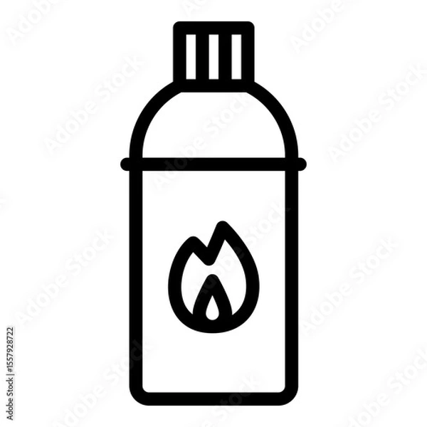 Obraz Butane icon. Vector line icon