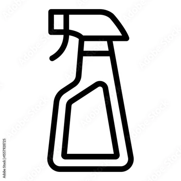 Obraz Cleaning spray icon. Vector line icon