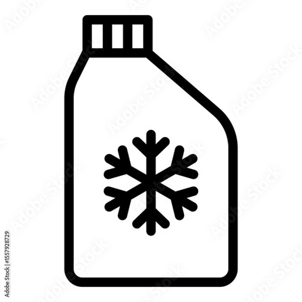 Obraz Coolant icon. Vector line icon