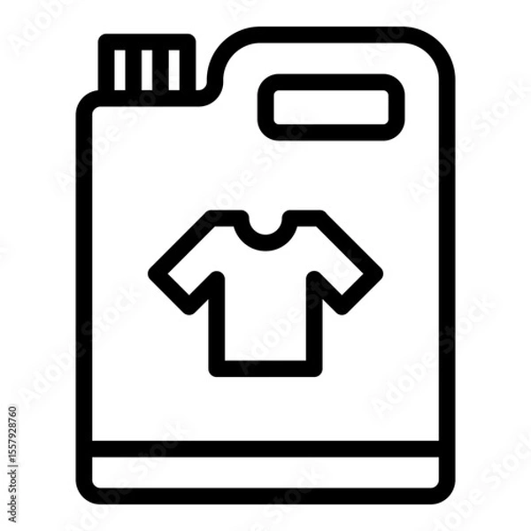 Obraz Detergent icon. Vector line icon