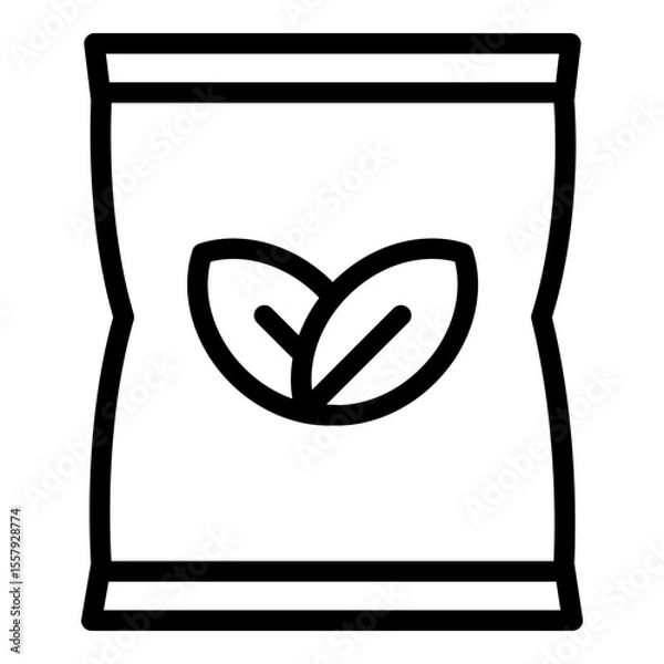 Obraz Fertilizer icon. Vector line icon
