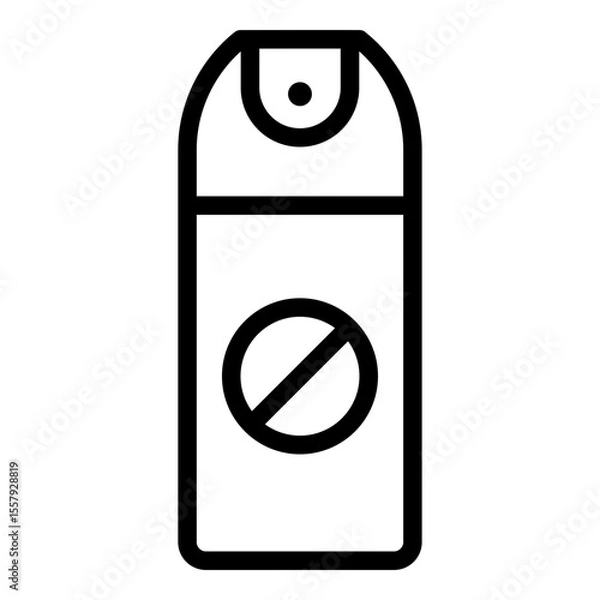 Obraz Insect repellent icon. Vector line icon