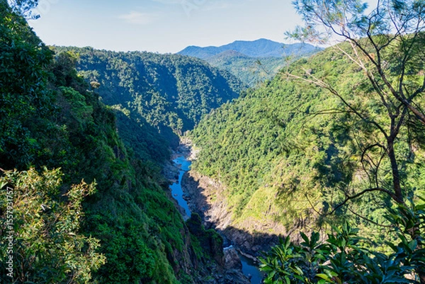 Obraz The Barron River is located on the Atherton Tablelands inland from Cairns in North Queensland, Australia