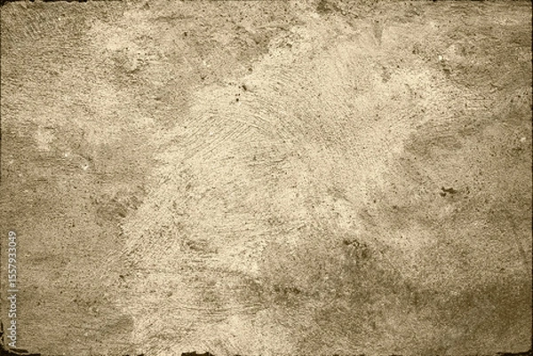 Obraz Ancient beige concrete wall with rough edges.