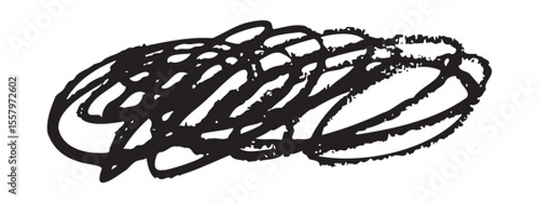 Fototapeta 鉛筆の手描き塗りつぶしイラスト