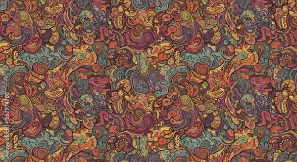 Obraz Abstract colorful repeating pattern