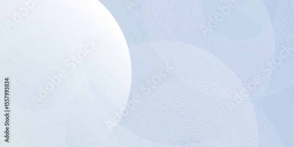 Fototapeta Abstract blue modern background with circle elements. Digital technology modern nice, illustration eps10