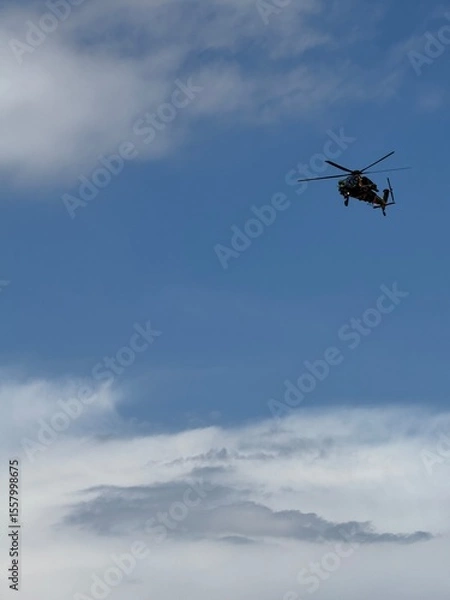 Obraz helicopter in flight