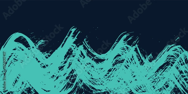 Obraz Minimal Abstract turquoise Grunge Scratch Background Template.