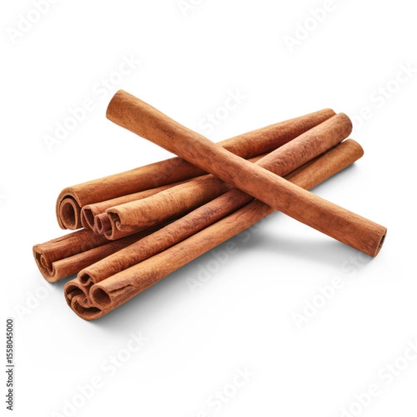 Obraz Cinnamon sticks on a transparent background