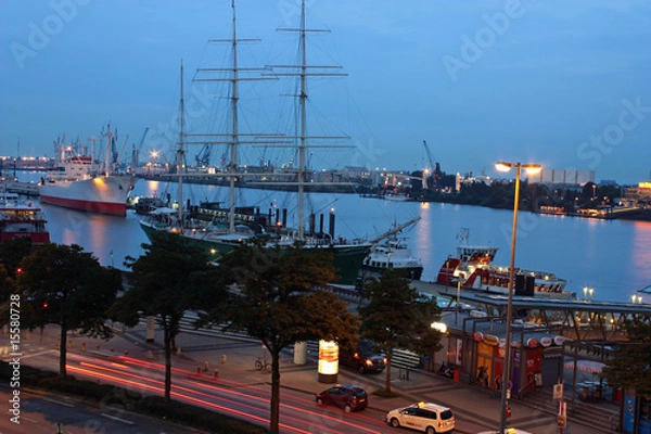 Obraz Museumsschiffe am Abend