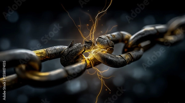 Obraz Broken Chain Mended by Light