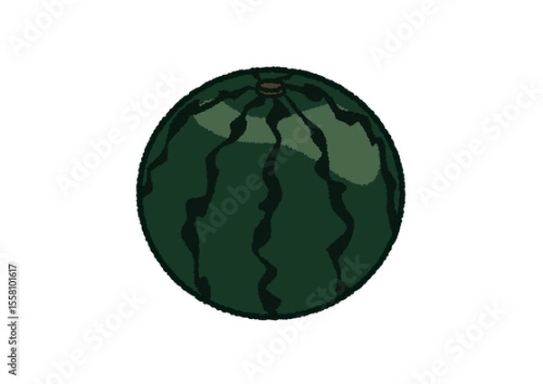 Obraz スイカのイラスト