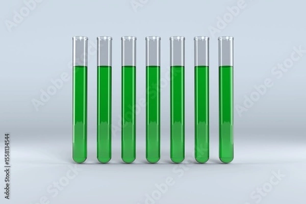 Obraz Test tube with chemical solution