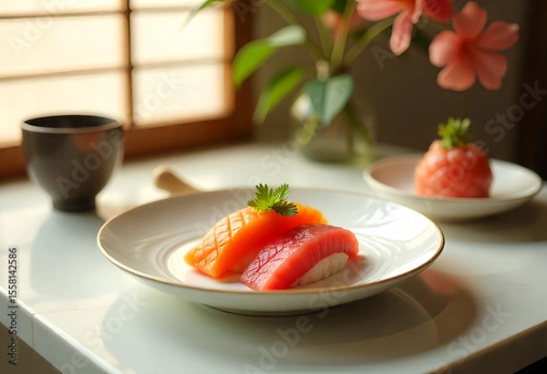 Obraz sushi template