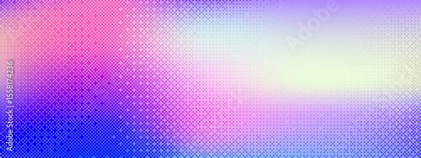 Obraz Minimal bitmap texture featuring pixel layout and pastel gradient. Great fit for y2k-inspired backgrounds or design overlays. Vector illustration