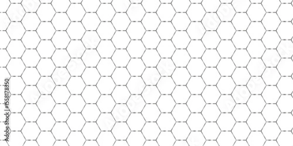 Fototapeta Seamless creative geometric Pattern of white hexagon white abstract hexagon wallpaper or background. 3D Futuristic abstract honeycomb mosaic white background. white hexagon geometric texture.	
