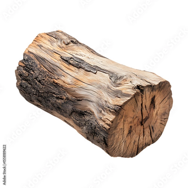 Obraz Rustic Wood Log Perfect for Crafts Fireplaces  More