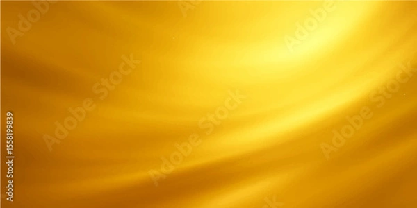 Obraz Golden abstract background with a bright, wavy gradient design and glowing sun-like texture