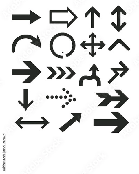 Obraz 矢印アイコンのイラスト