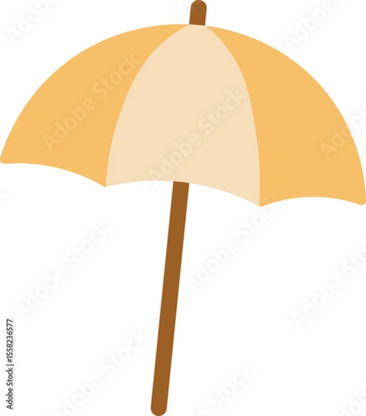 Obraz yellow parasol