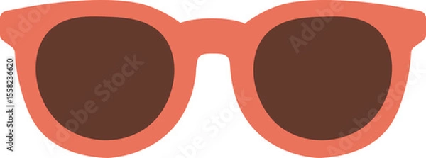 Obraz red sunglasses